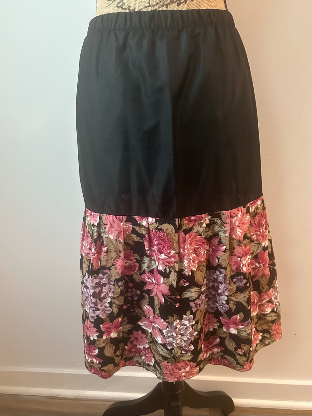 Floral Dress Length Extender Petticoat, XL